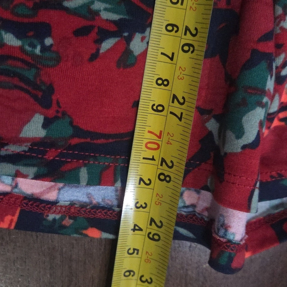 NWOT  LULAROE Tunic tshirt  floral print Size XXS - Picture 8 of 9